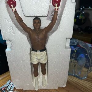 Boxing Champion Action Figure with Red Gloves